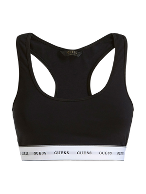 Módní Carrie bralette, Černá barva, 2022