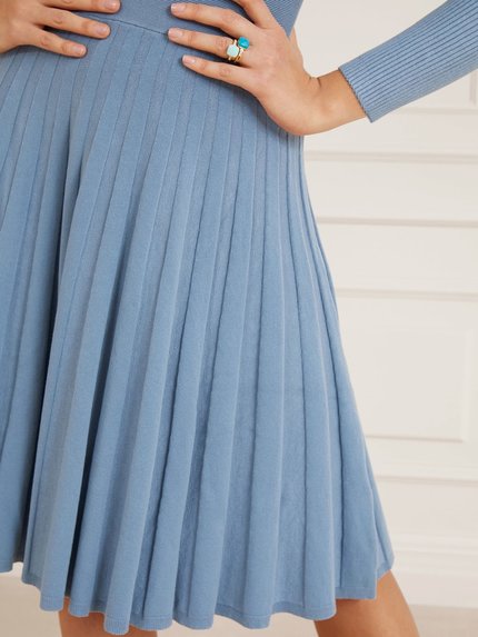 Wavelength šaty Modrá barva Ženy