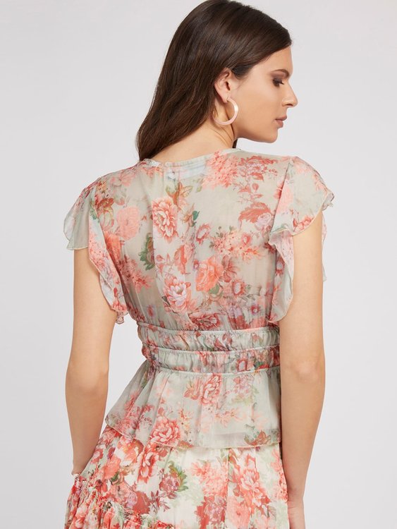 Módní Joandra top, Multi, Růžová barva, 2022 1