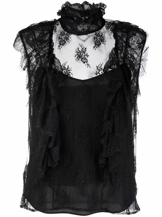 Pinko – Vercelli blůza, Černá barva