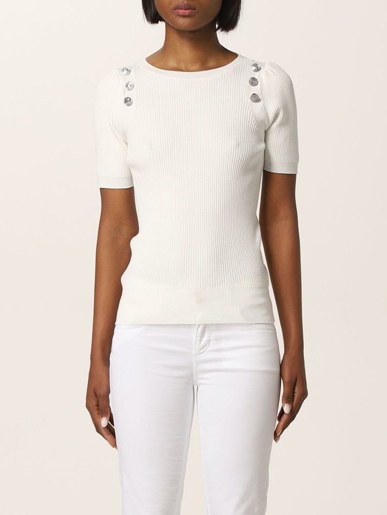 Pinko – Irun svetr, Krémová barva