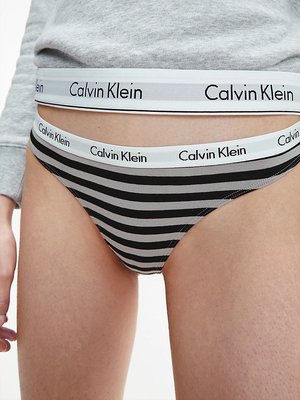 Carousel tanga 3ks – Calvin Klein Underwear, Růžová, Šedá barva Ženy