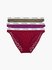 Calvin Klein Underwear – Carousel bikiny 3ks, Červená, Růžová barva