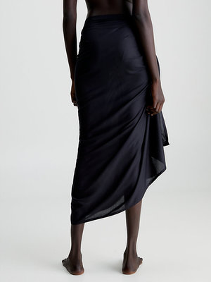 Core Lifestyle pareo – Calvin Klein Swimwear, Černá barva Ženy