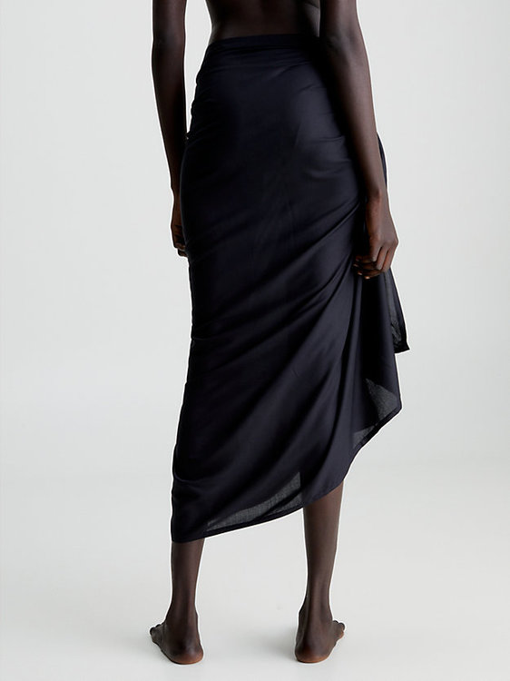 Core Lifestyle pareo – Calvin Klein Swimwear, Černá barva Ženy