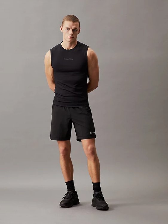 Módní Base Layer tílko, Černá barva, 2024