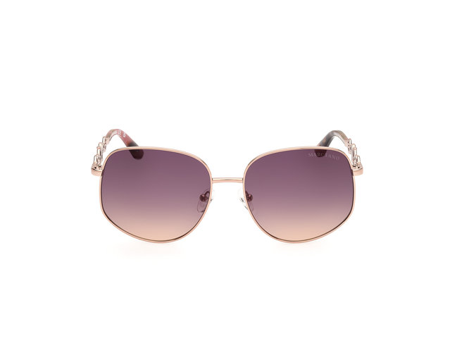 GUESS – Sluneční brýle, Hnědá, Růžové zlato barva 1