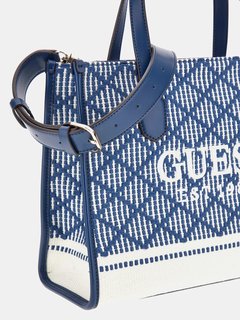 Luxusní Silvana 2 Compartment velká kabelka, Modrá barva, T/U