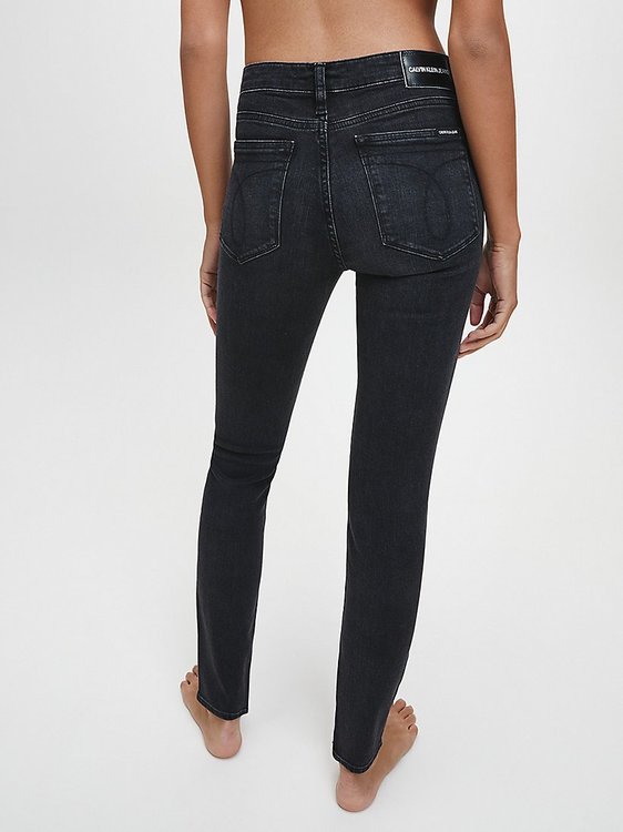 Módní Jeans - Ckj 011 Mid Rise Skinny (, Černá barva, 2021, 2019, 2018, 2020