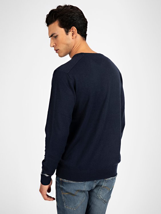 Módní Svetr, Modrá barva, 2021, 2020