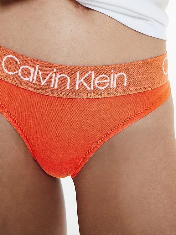 Body Cotton tanga – Calvin Klein Underwear, Červená barva Ženy