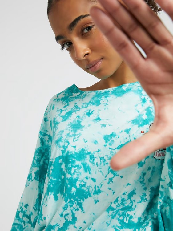 Luxusní Martini Mickey triko, Modrá barva, ONE