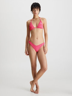 CK Monogram plavky - Horní díl Růžová barva Ženy