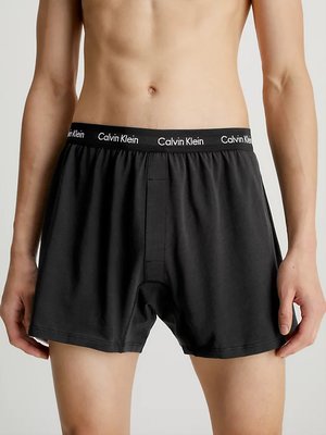 Cotton Stretch trenky 2ks – Calvin Klein Underwear, Černá barva Muži