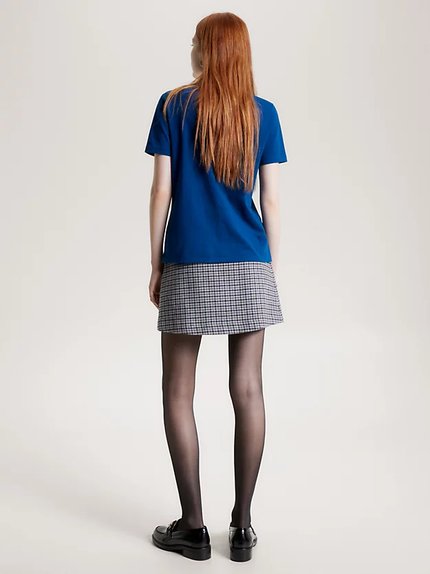 Módní Modern Regular triko, Modrá barva, 2023