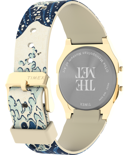 Módní Timex LAB The MET hodinky, Modrá, Zlatá barva, 2024, 2023