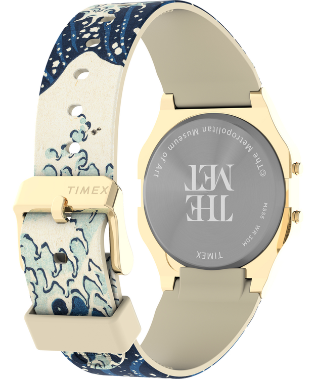 Módní Timex LAB The MET hodinky, Modrá, Zlatá barva, 2024, 2023