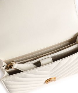 Luxusní Love mini kabelka, Krémová barva, U