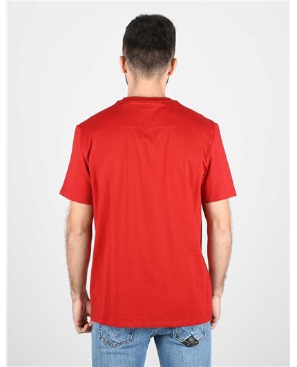 Basic triko Červená barva Muži