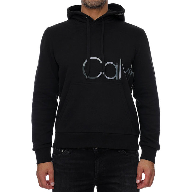 Camouflage mikina – Calvin Klein, Černá barva Muži
