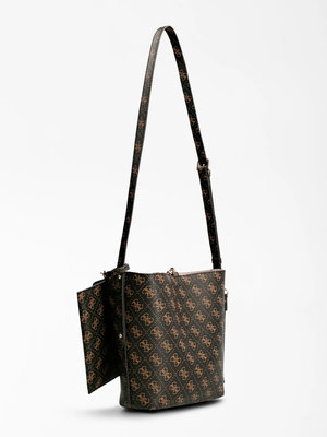 Luxusní Brenton 4G kabelka, Černá, Hnědá barva, T/U/1