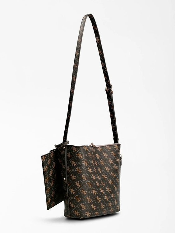 Luxusní Brenton 4G kabelka, Černá, Hnědá barva, T/U/1