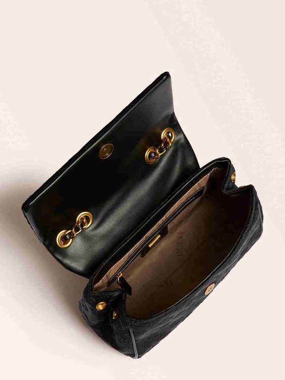 Guess – Chasya crossbody, Černá barva 2