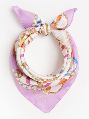 Luxusní Foulard šátek, Fialová barva, T/U