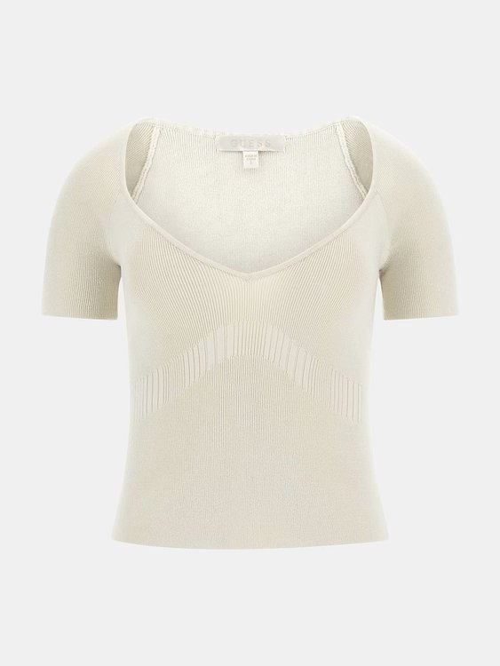 Luxusní Alcosta svetr, Krémová barva, S, M