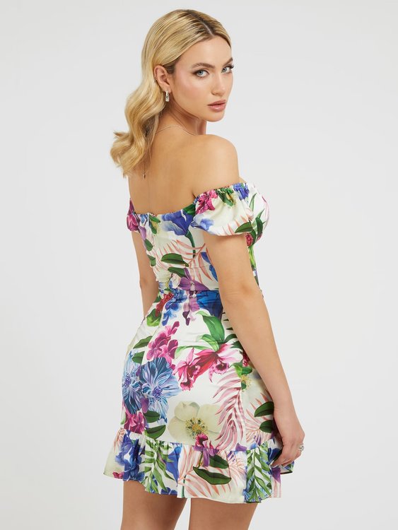 Módní Alva šaty, Červená, Modrá, Multi barva, 2023