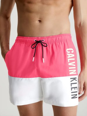 Intense Power plavky – Calvin Klein Swimwear, Bílá, Růžová barva Muži