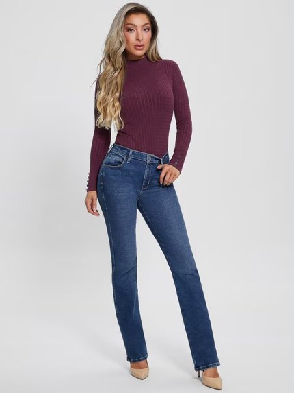 Módní Bettie svetr, Fialová barva, 2023