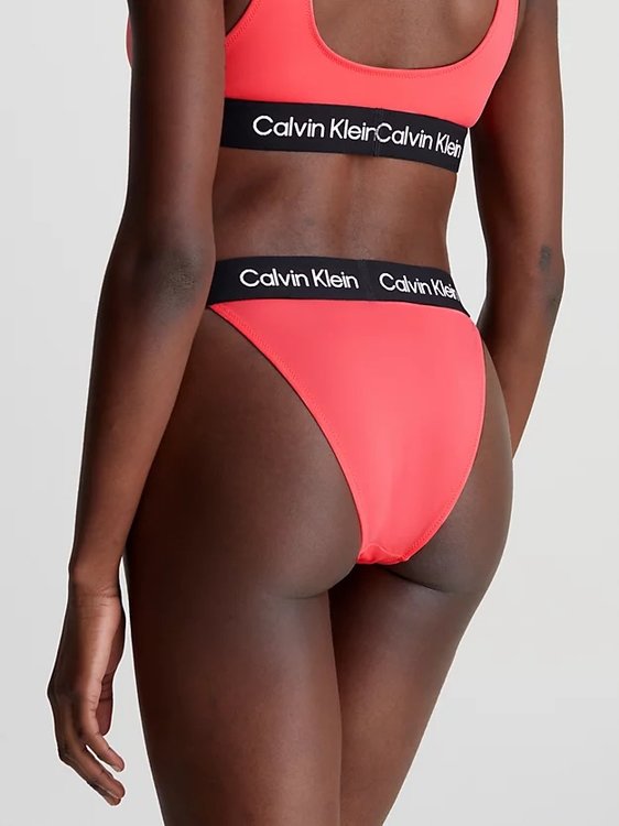 CK 1996 plavky – Calvin Klein Swimwear, Korálová červená barva Ženy