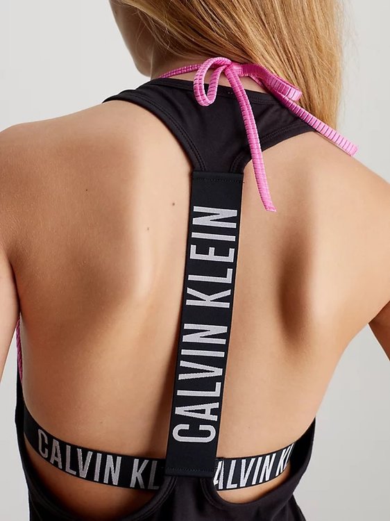 Módní Intense šaty, Černá barva, 2024