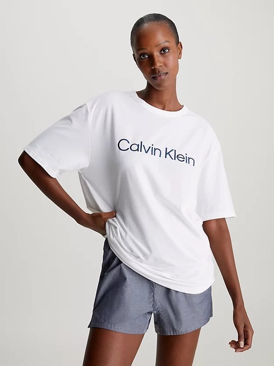 Calvin Klein Underwear – Pure Cotton triko, Bílá barva