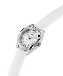 Mini Luna hodinky Bílá, Stříbrná barva Ženy