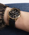 GUESS, Černá, Zlatá barva G Stitch hodinky