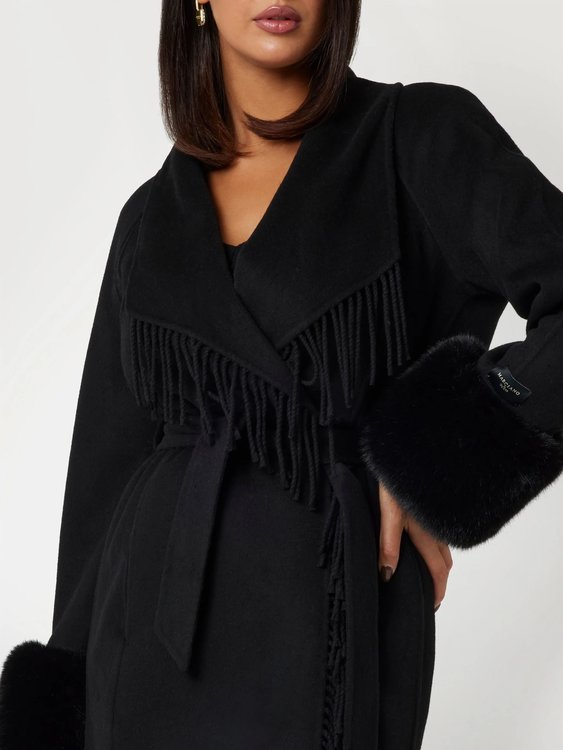 Liliana kabát Černá barva Ženy