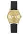 GUESS – Roxy hodinky, Černá, Zlatá barva