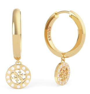 Guess – Náušnice Guess Miniature, Zlatá barva