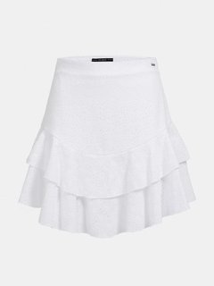 Luxusní Sangallo sukně, Bílá barva, XS, S, M, L