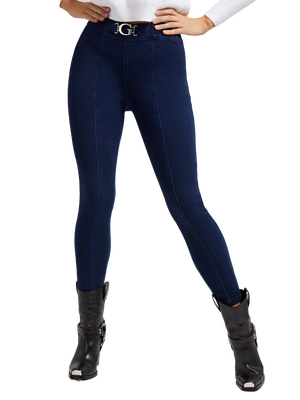 Luxusní Syd legínové kalhoty, Modrá barva, 24, 25, 26, 27, 28, 29, 30