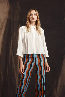 Módní Fierce košile, Bílá barva, 2022