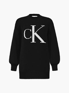 Fluffy yarn svetr Černá barva Ženy