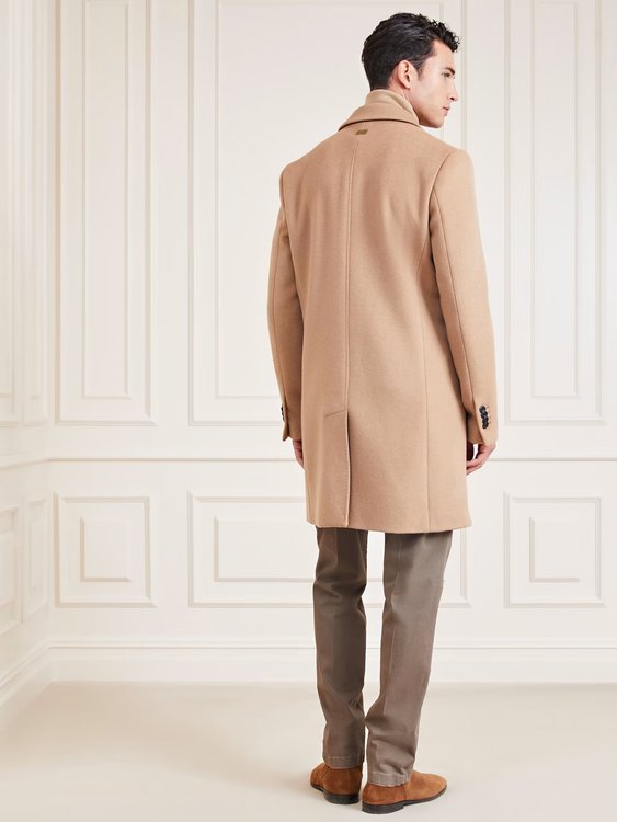 Módní Single kabát, Hnědá barva, 2023