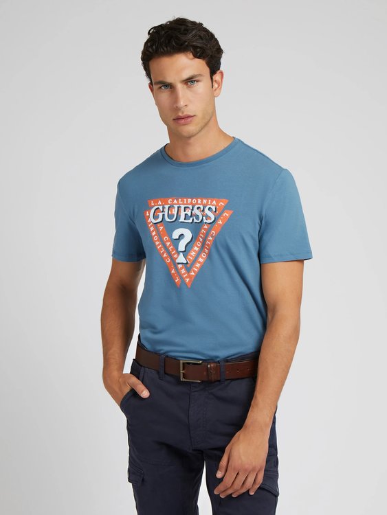 Guess – Jasin tričko, Modrá barva