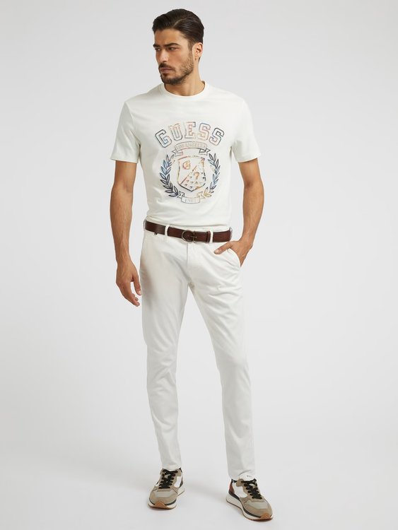 Módní Didim triko, Bílá barva, 2023