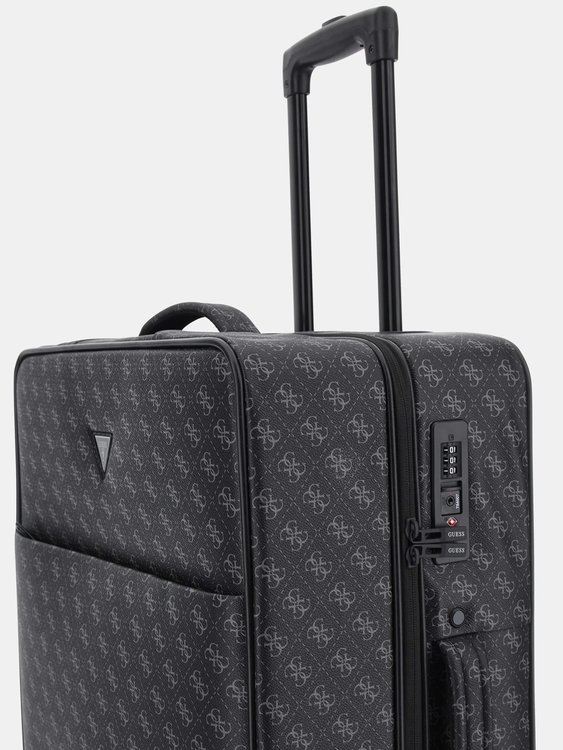 Luxusní Vezzola Medium kufr, Černá barva, T/U