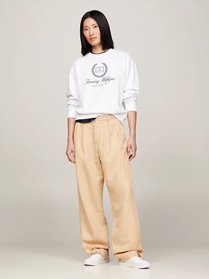 Reg Flag Script svetr – Tommy Hilfiger, Bílá barva Ženy