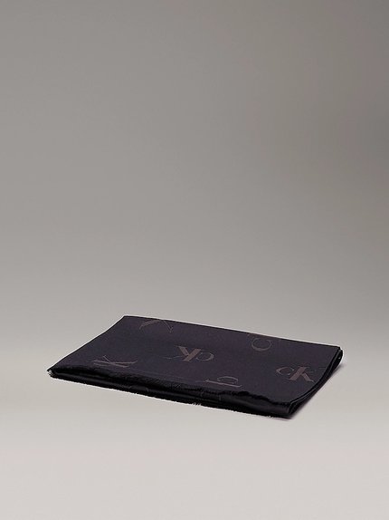 Módní Graphic šátek, Černá, Hnědá barva, 2024